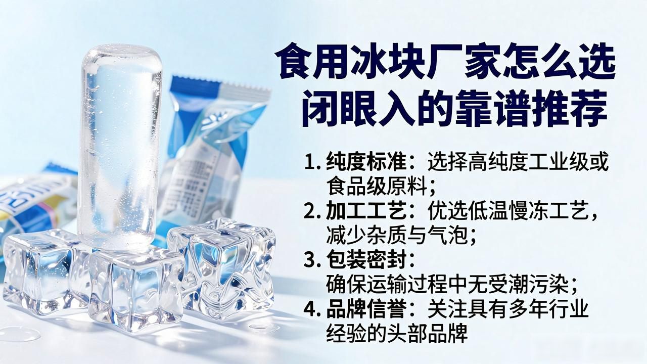 西安食用冰块厂家怎么选 闭眼入的靠谱推荐