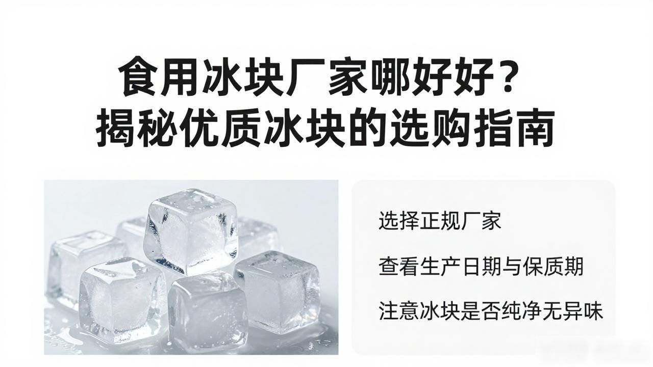 西安食用冰块厂家_评估西安食用冰块厂家的关键指标_选择西安优质食用冰块生产厂家注意事项