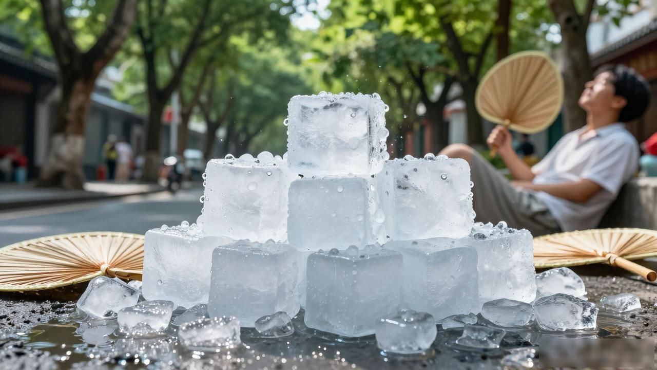防暑冰块与冰袋区别_防暑冰块应用场景_西安夏季防暑降温冰块